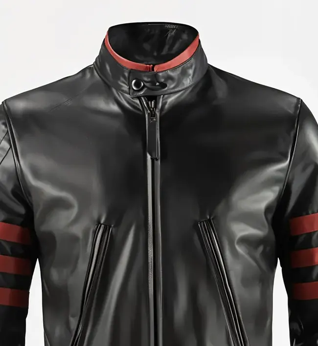 Men's Wolverine Real Leather Jacket - Image 4