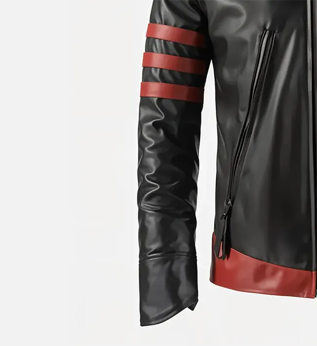 Men's Wolverine Real Leather Jacket - Image 3