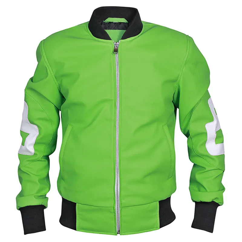 8 Ball Green Bomber Jacket