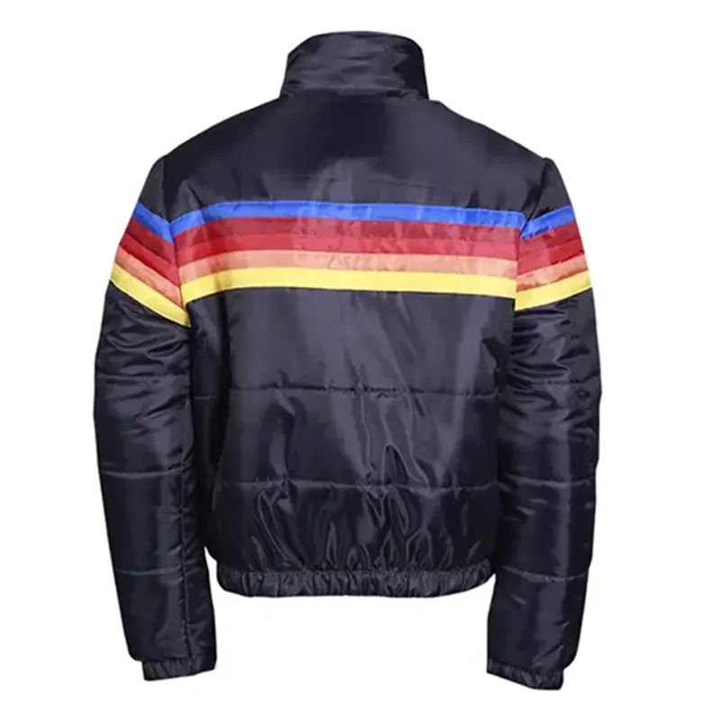 Aviator Nation Two in One Pink Black Puffer Jacket - Image 12