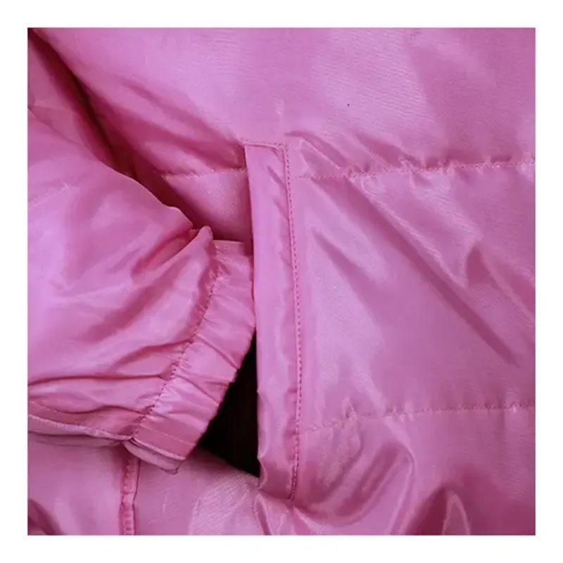 Aviator Nation Two in One Pink Black Puffer Jacket - Image 6