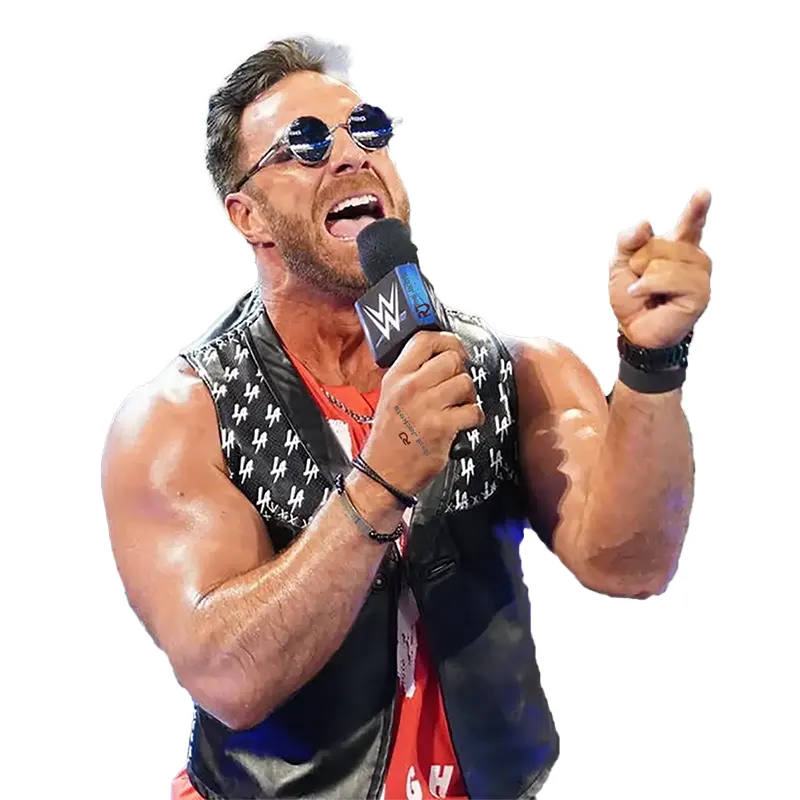 LA Knight WWE Smackdown Leather Vest