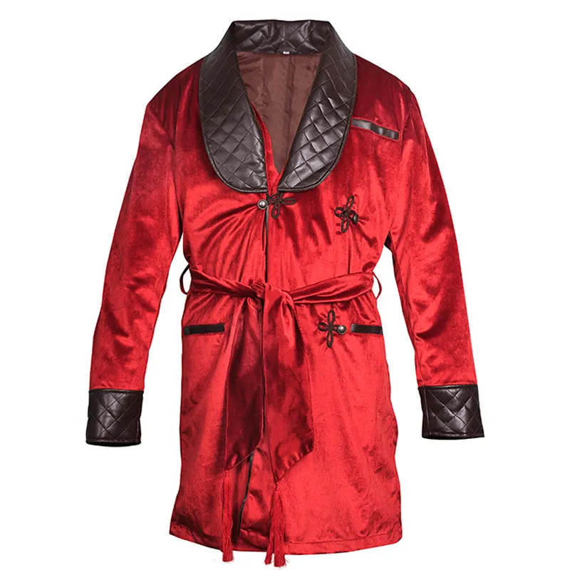 Men's Smoking Velvet Coat