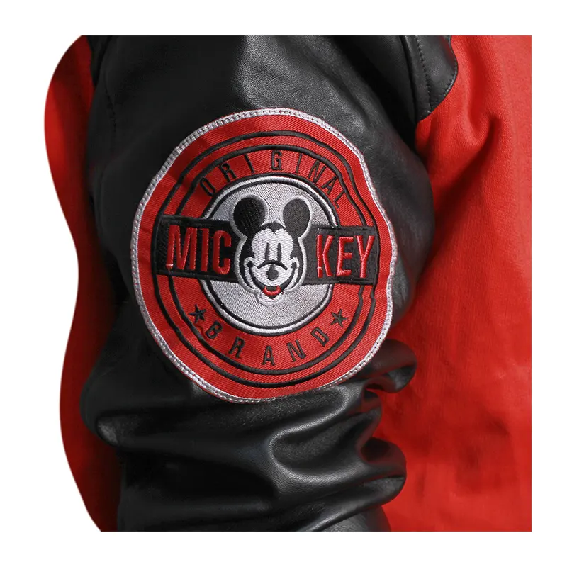 Michael Jackson Mickey Mouse Varsity Jacket - Image 3