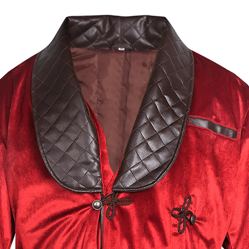 Men's Smoking Velvet Coat - Image 4