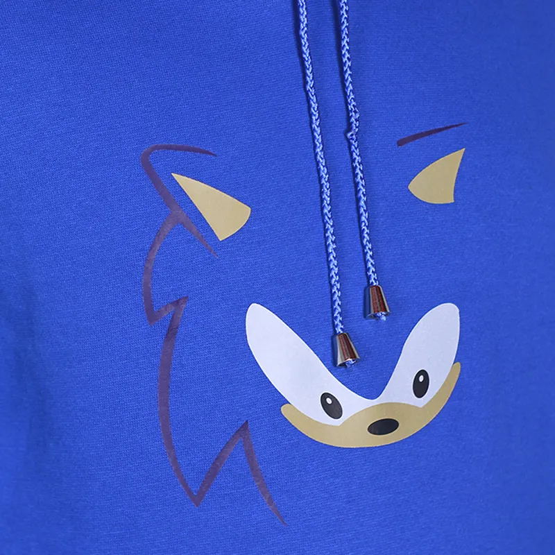Sonic The Hedgehog 2 SEGA Blue Hoodie - Image 3