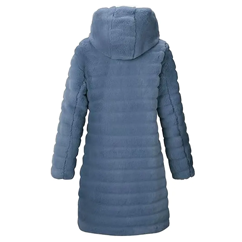 Winter Spring Fashion Shearling Fur Coat - Image 2