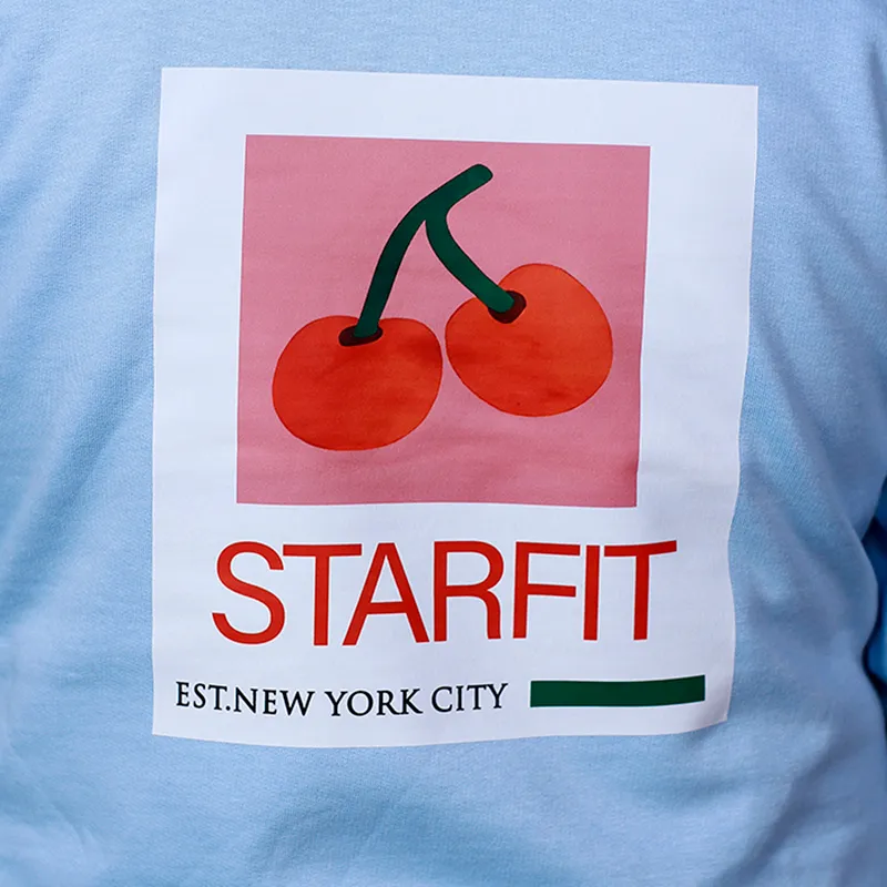 Starfit Cherry Bomb Blue Pullover Hoodie - Image 7